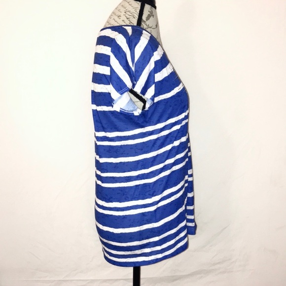 CHRISTOPHER & BANKS | Striped Sparkly T-Shirt - Picture 2 of 7